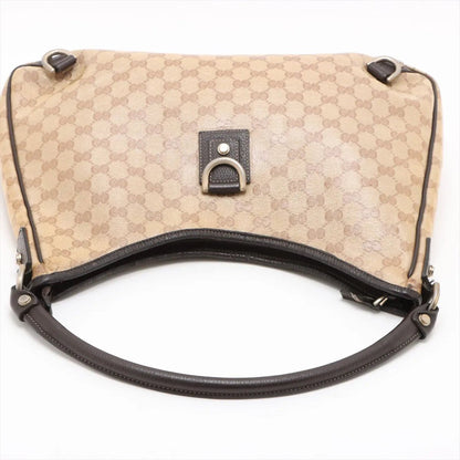 Gucci GG Crystal Abbey Leather Shoulder Bag — view 5