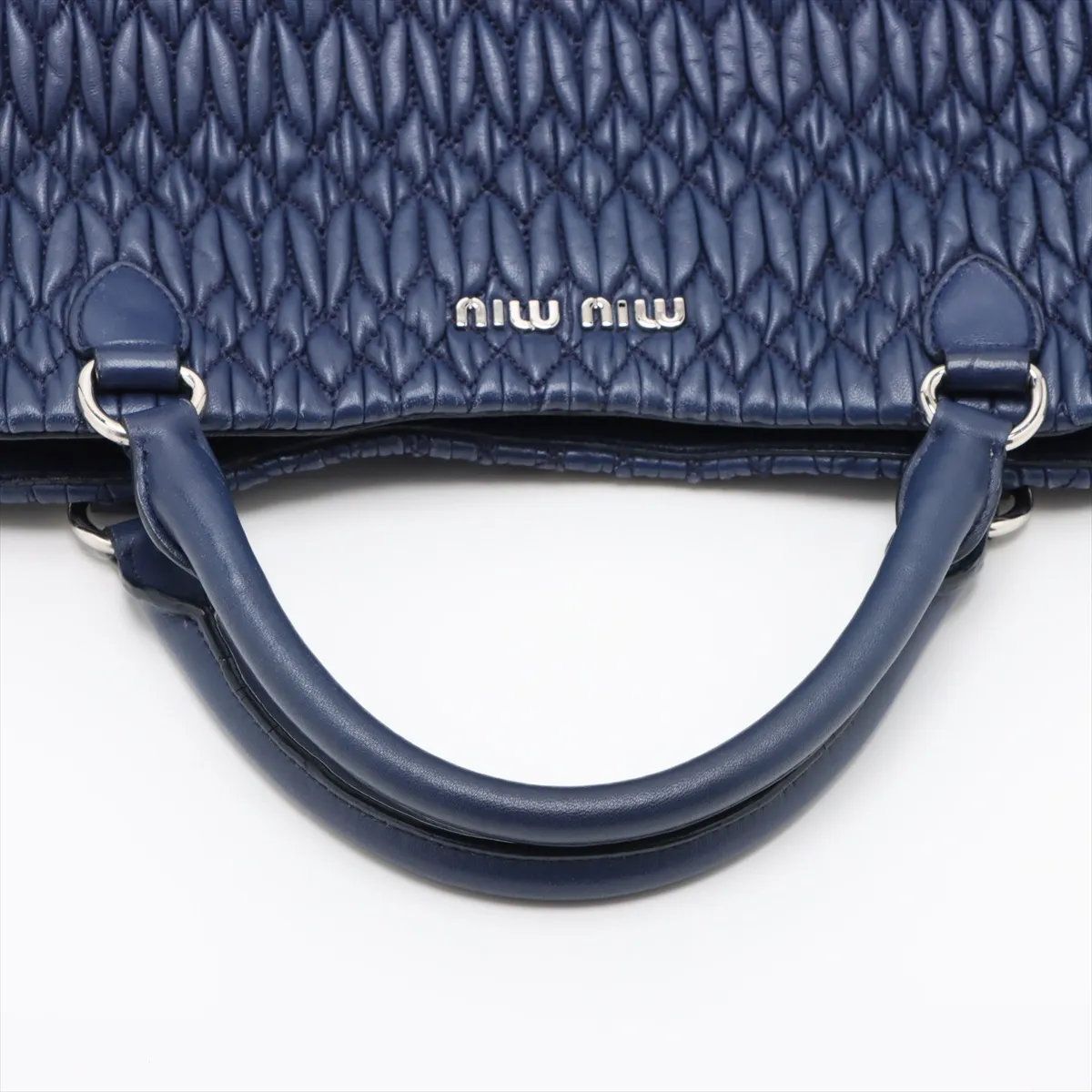Miu Miu Matelasse Nappa Crystal Bijou Leather 2-Way Shoulder Bag — view 5