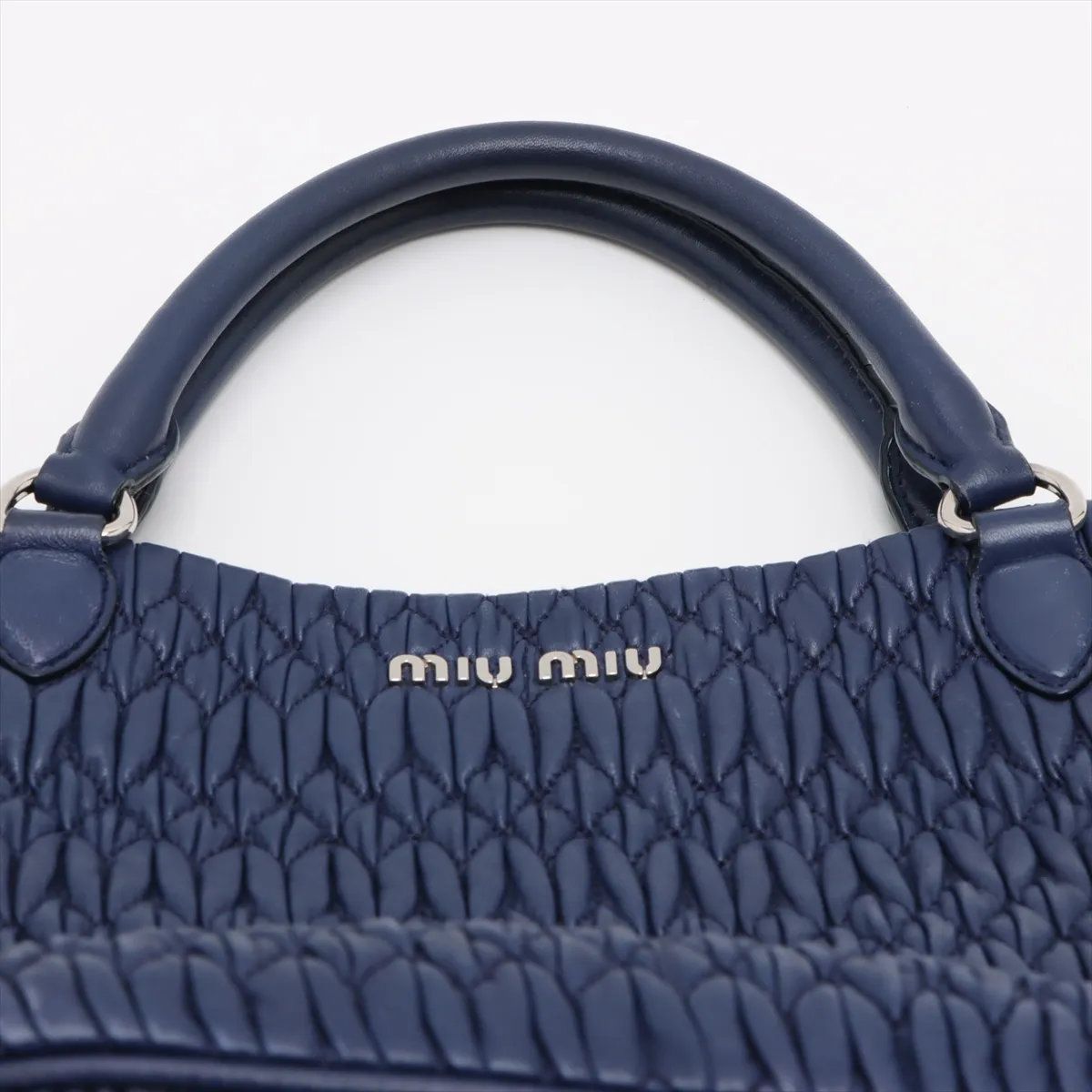 Miu Miu Matelasse Nappa Crystal Bijou Leather 2-Way Shoulder Bag — view 6