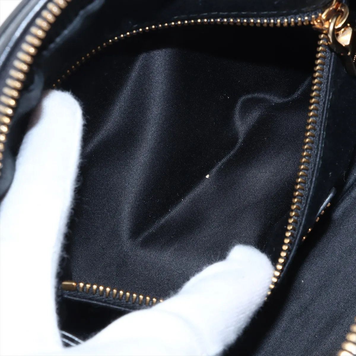 Miu Miu Leather Handbag Tote Top Handle Black — view 8