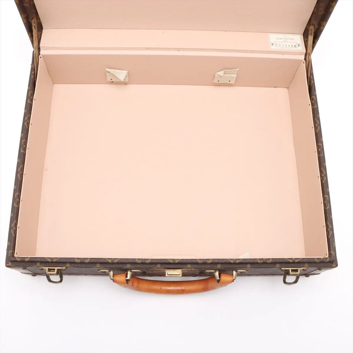 Louis Vuitton Monogram Cotteville 45 Leather Trunk Hard Case Suitcase — view 8