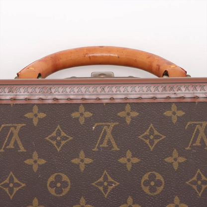 Louis Vuitton Monogram Cotteville 45 Leather Trunk Hard Case Suitcase — view 6