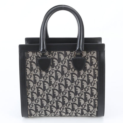 Dior Trotter BO B Leather Tote Bag Hand Black — view 3