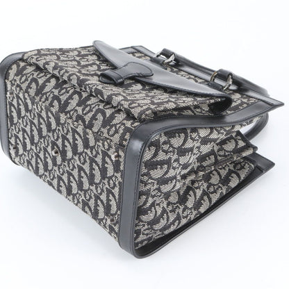 Dior Trotter BO B Leather Tote Bag Hand Black — view 4