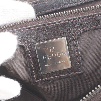 Fendi Zucca Mamma Bucket Leather Canvas Shoulder Bag — view 8