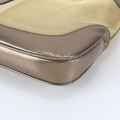 Gucci Jackie Leather Canvas Shoulder Bag — view 5