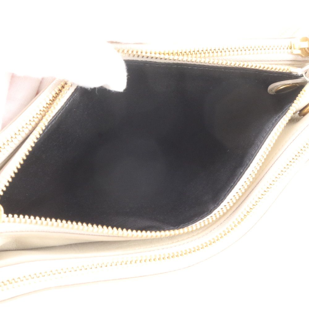 Celine Trio Leather Shoulder Bag — view 7