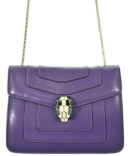 Bvlgari Shoulder Bag Purple