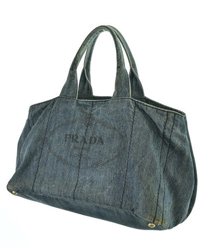 Prada Tote Bag Navy — view 5