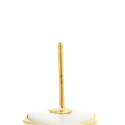 Cartier Earrings Amulette de White Yellow Gold Diamond YG Shell — view 4