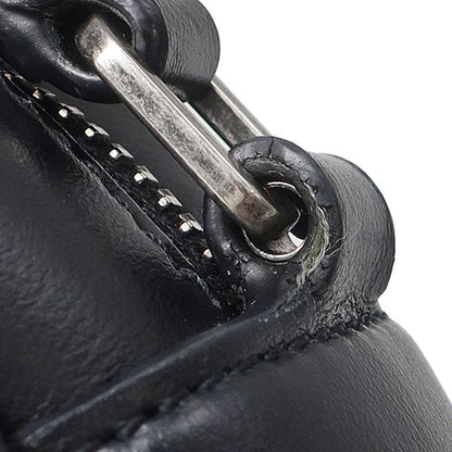 Saint Laurent Shoulder Bag Lou Leather Black Gunmetal YSL Cassandra with Tassel — view 8