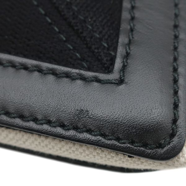 Balenciaga Tote Bag Navy Cabas S Canvas Leather Natural Black Silver White Logo — view 8