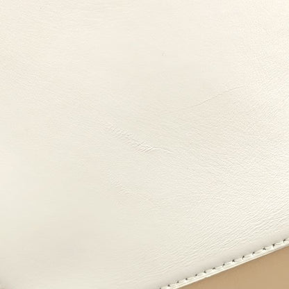 Loewe Tote Bag Puzzle Fold Medium Leather Beige White — view 7