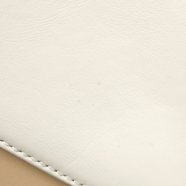 Loewe Tote Bag Puzzle Fold Medium Leather Beige White — view 6
