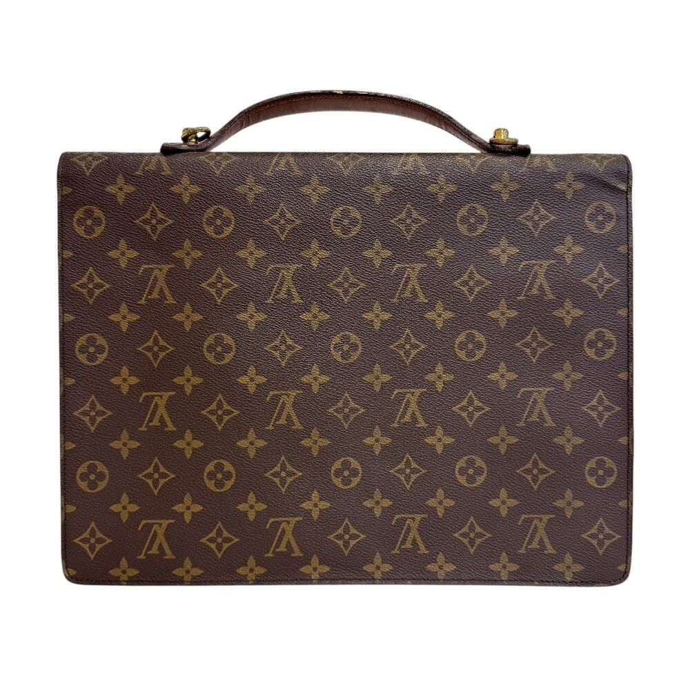 Louis Vuitton Monogram Canvas Business Bag Brown