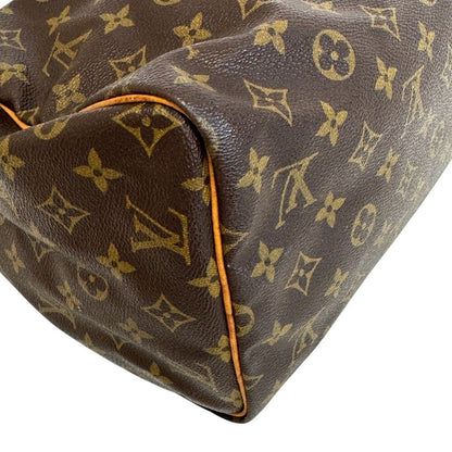 Louis Vuitton Speedy 30 Monogram Canvas Mini Boston Bag Brown — view 2