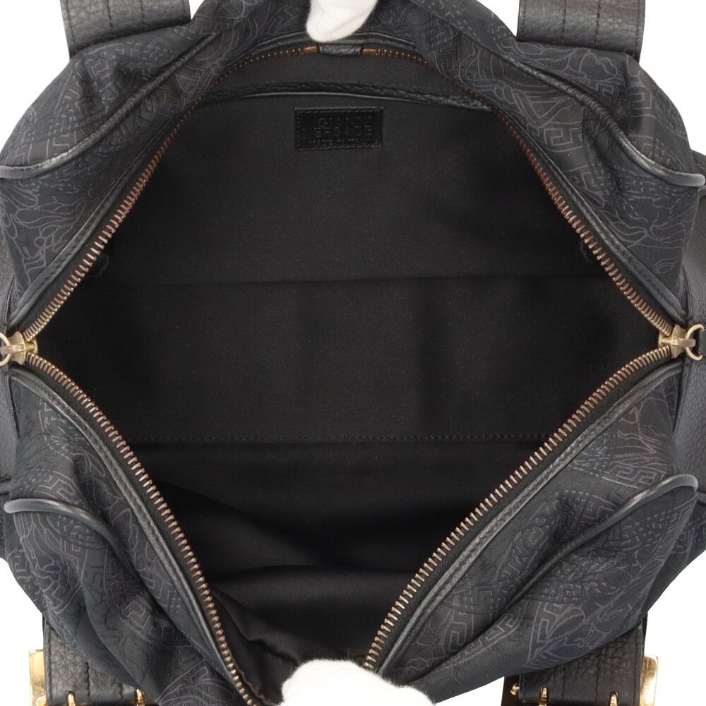 Versace Gianni Handbag Canvas Black — view 6