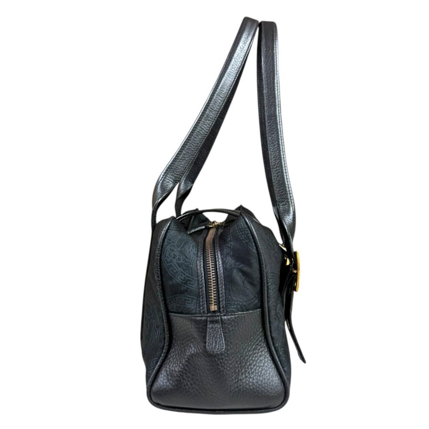 Versace Gianni Handbag Canvas Black — view 4