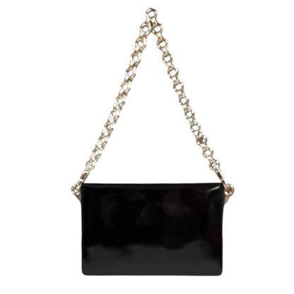 Prada Shoulder Bag Patent Black — view 3