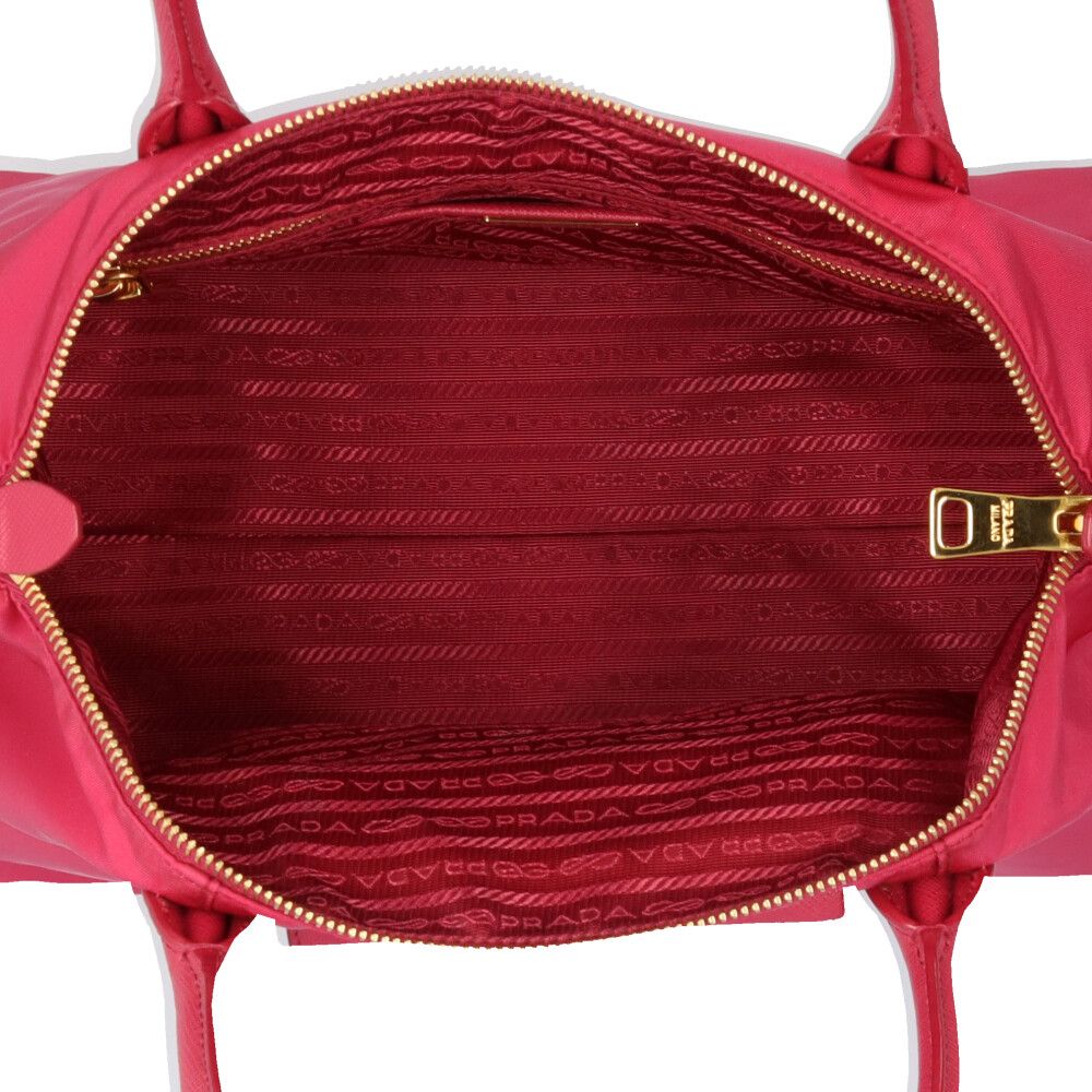 Prada Shoulder Bag Nylon Pink — view 6