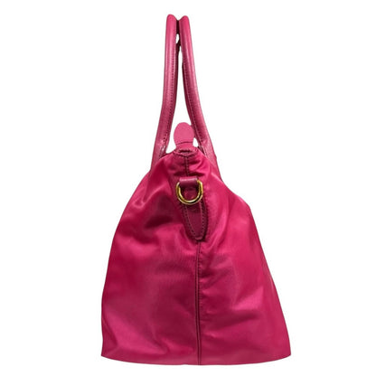 Prada Shoulder Bag Nylon Pink — view 4