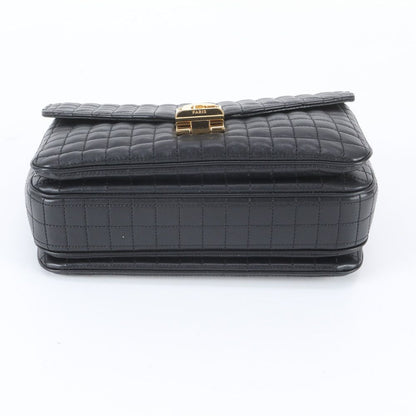 Celine C Medium Quilted Leather 2-Way Chain Shoulder Bag — view 7