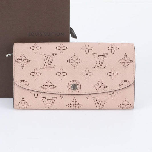 Louis Vuitton Monogram Mahina Portefeuille Iris Leather Wallet