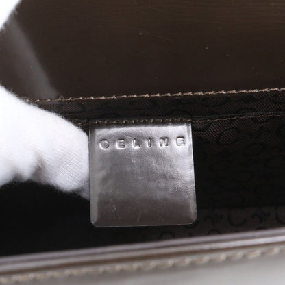 Celine Real Fur Pouch Leather Shoulder Bag One Handle — view 8