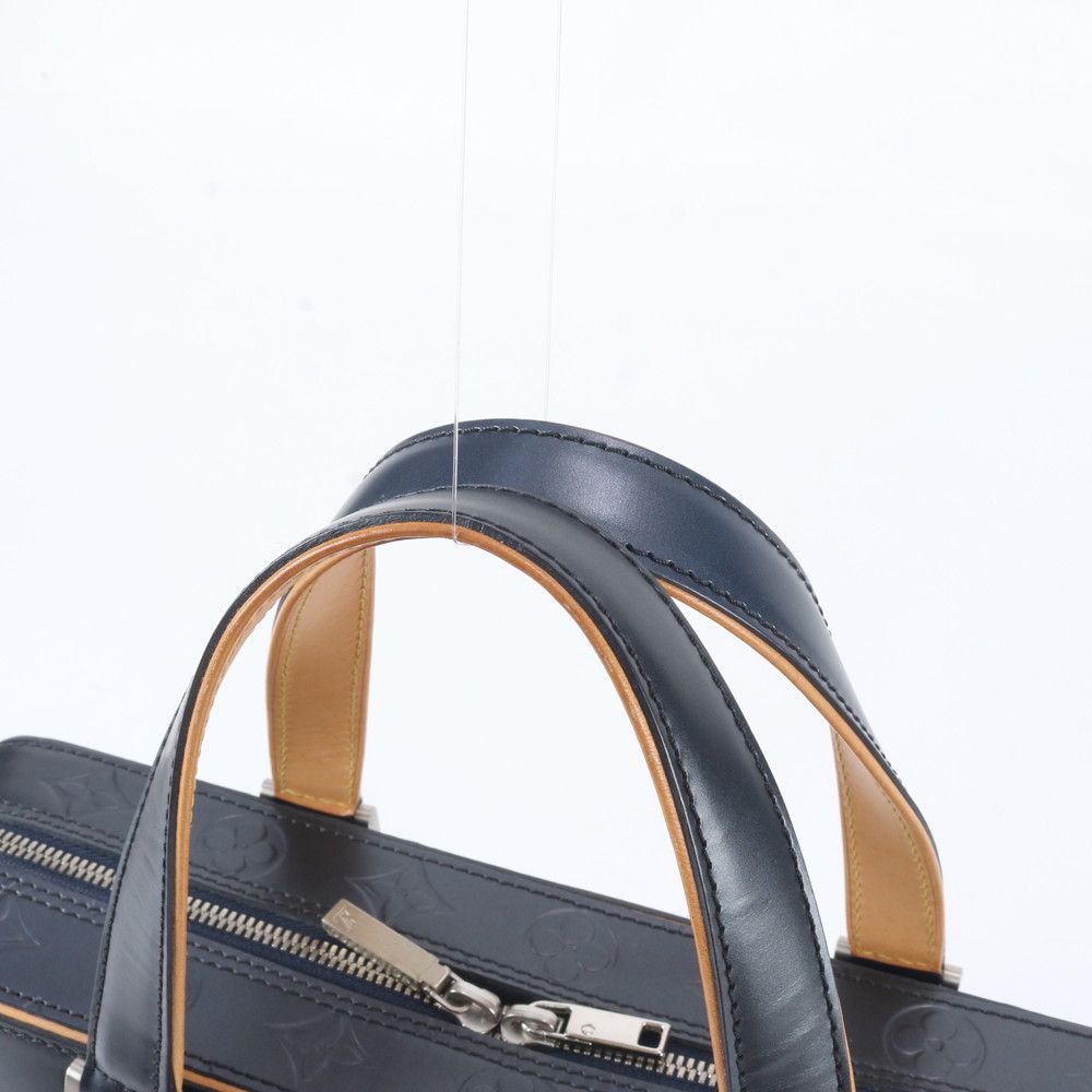 Louis Vuitton Monogram Matte Malden Leather Tote Bag Business Hand — view 2