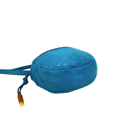 Loewe Anagram Logo Nappa Leather Mini Shoulder Bag Pochette Turquoise Blue — view 7