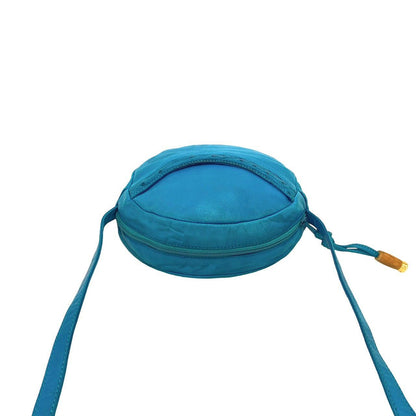 Loewe Anagram Logo Nappa Leather Mini Shoulder Bag Pochette Turquoise Blue — view 4