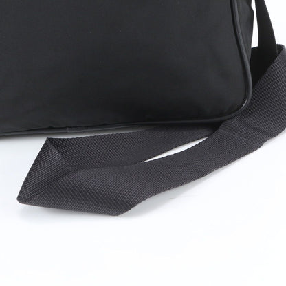 Prada White Tessuto Nylon Triangle Logo Leather Shoulder Bag Crossbody Business — view 2