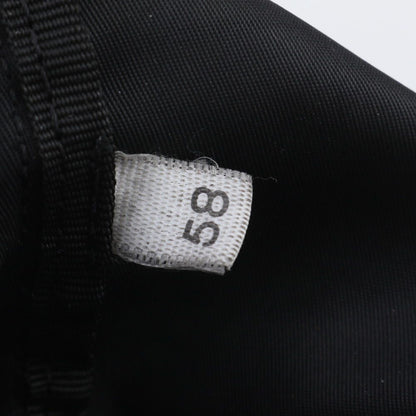 Prada White Tessuto Nylon Triangle Logo Leather Pouch — view 8