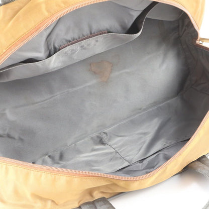 Prada Sports White Boston Bag Tote Travel Business Brown — view 7