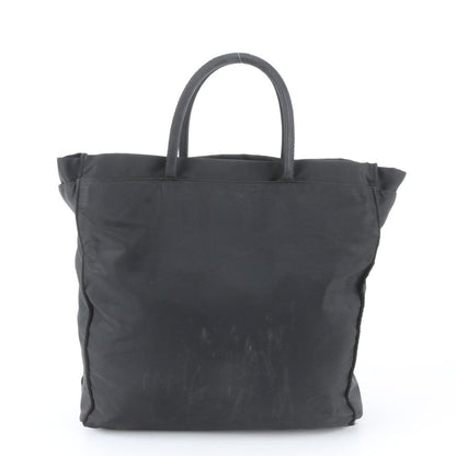 Prada White Tessuto Nylon Triangle Logo Tote Bag Shoulder Business