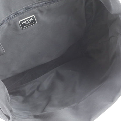 Prada White Tessuto Nylon Triangle Logo Tote Bag Shoulder Business — view 7