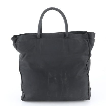 Prada White Tessuto Nylon Triangle Logo Tote Bag Shoulder Business — view 3