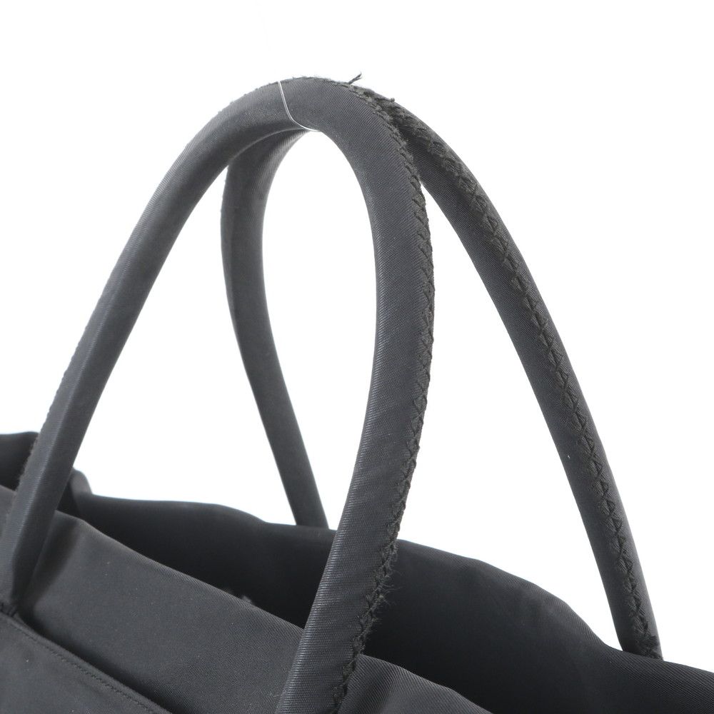 Prada White Tessuto Nylon Triangle Logo Tote Bag Shoulder Business — view 2