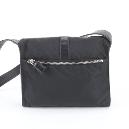 Prada White Tessuto Nylon Leather Shoulder Bag Tote — view 3