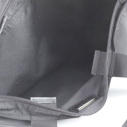 Prada White Tessuto Nylon Triangle Logo Tote Bag Shoulder Document — view 7