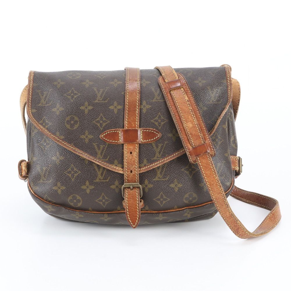 Louis Vuitton Monogram Saumur 30 Leather Shoulder Bag Crossbody