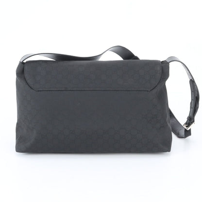 Gucci GG Nylon Leather Shoulder Bag Crossbody Messenger Business — view 3