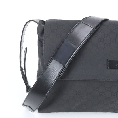 Gucci GG Nylon Leather Shoulder Bag Crossbody Messenger Business — view 2