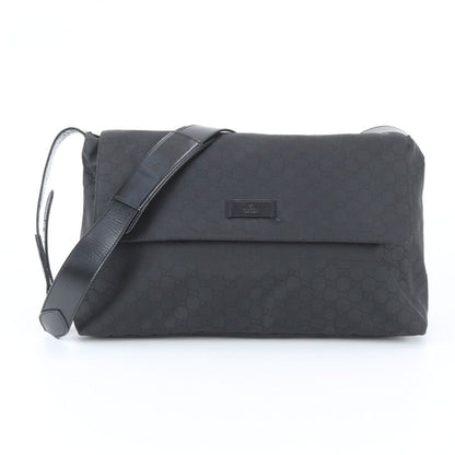 Gucci GG Nylon Leather Shoulder Bag Crossbody Messenger Business