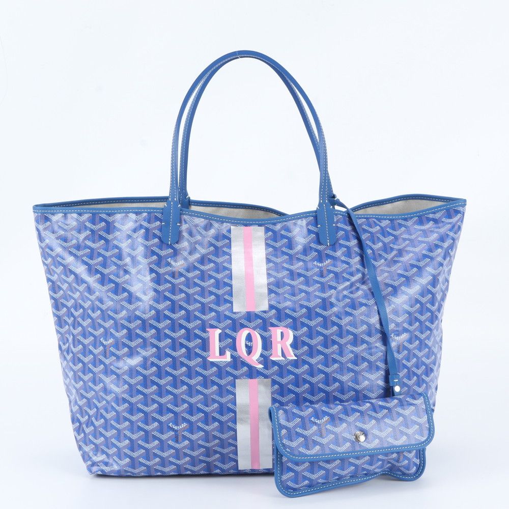 Goyard Saint Louis GM Herringbone Tote Bag
