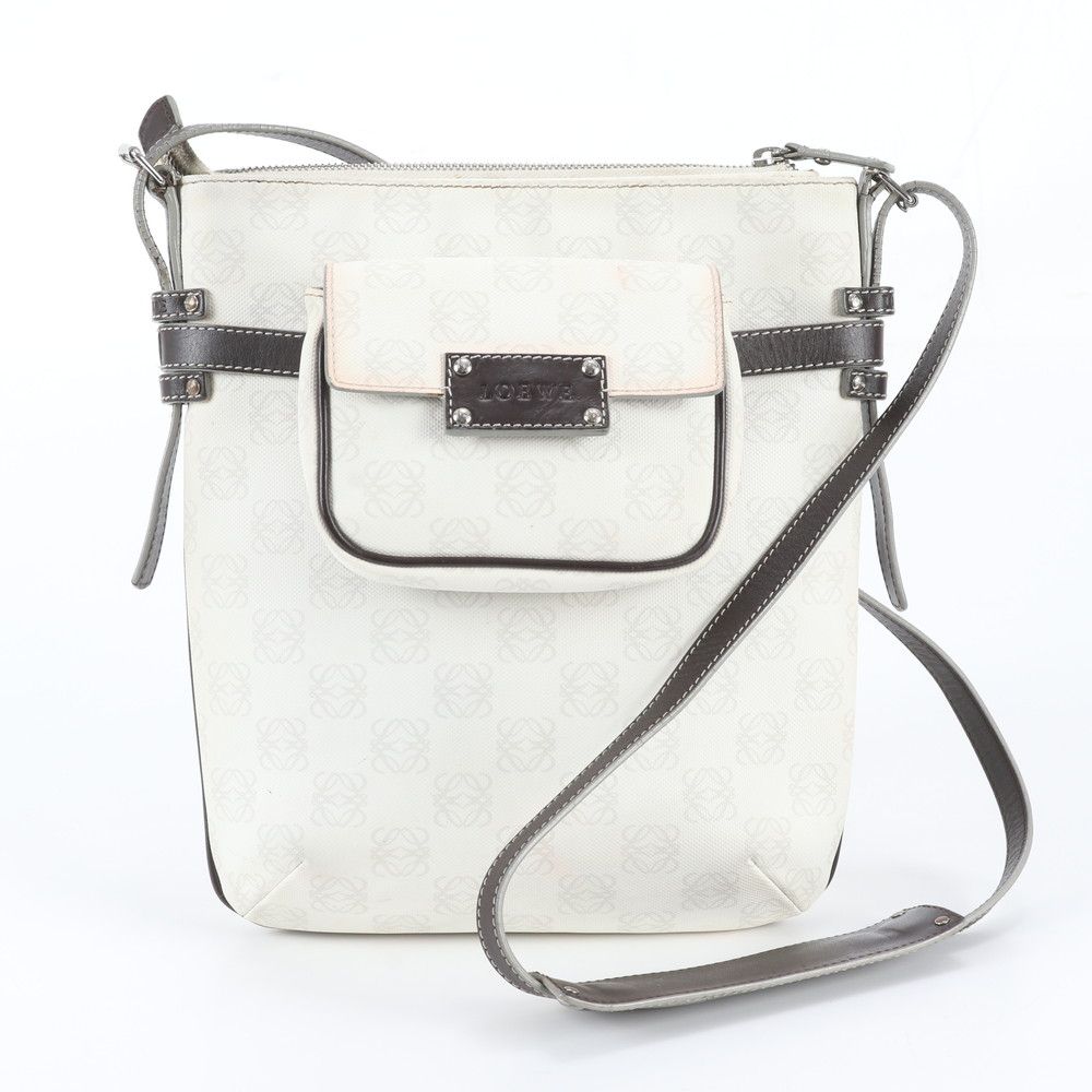 Loewe Anagram Leather Shoulder Bag Crossbody Hand