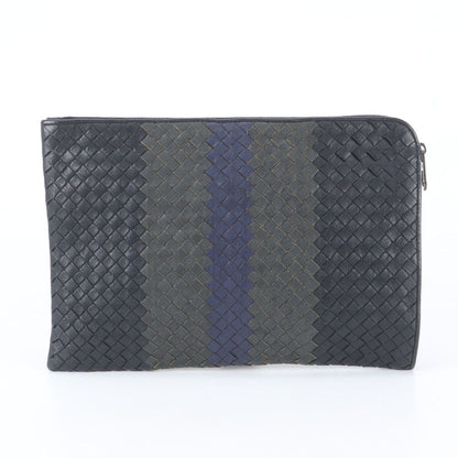 Bottega Veneta Intrecciato Braided Leather Clutch Pouch Business