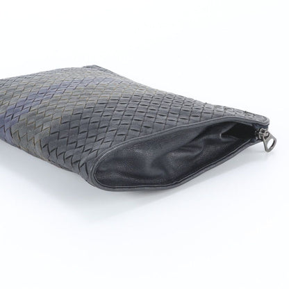 Bottega Veneta Intrecciato Braided Leather Clutch Pouch Business — view 3