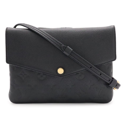Louis Vuitton Monogram Empreinte Shoulder Bag Pochette Crossbody Noir Black Gold