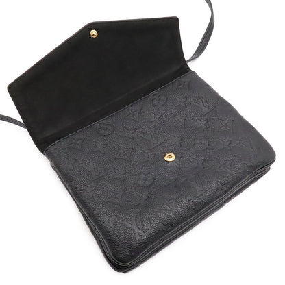 Louis Vuitton Monogram Empreinte Shoulder Bag Pochette Crossbody Noir Black Gold — view 7